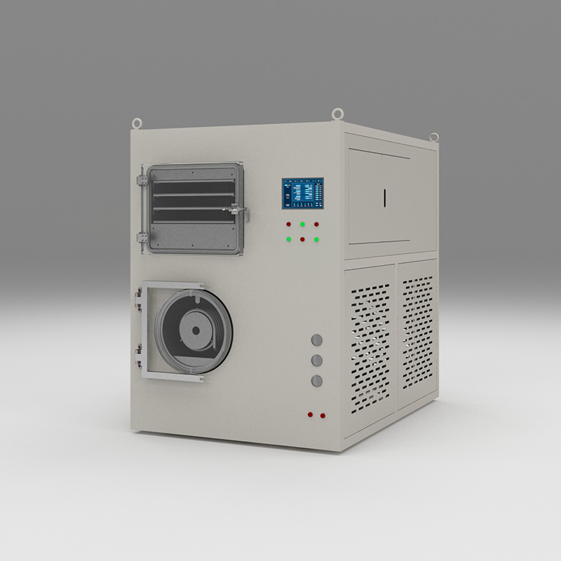 Vákuová vymrazovacia sušička pre aktívne zložky